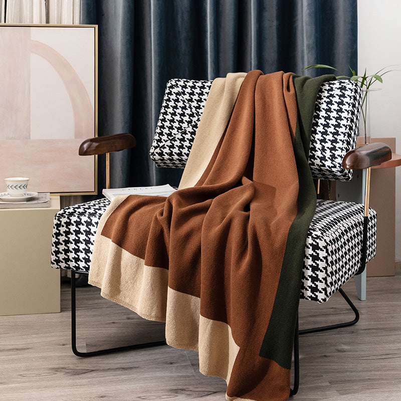 Knitted Office Nap Blanket Nordic Style