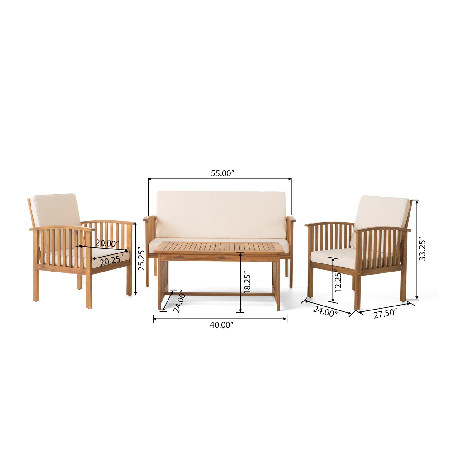 "Acacia" 4PC