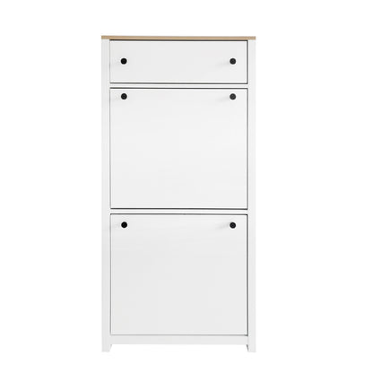 Ultra-thin shoe cabinet set