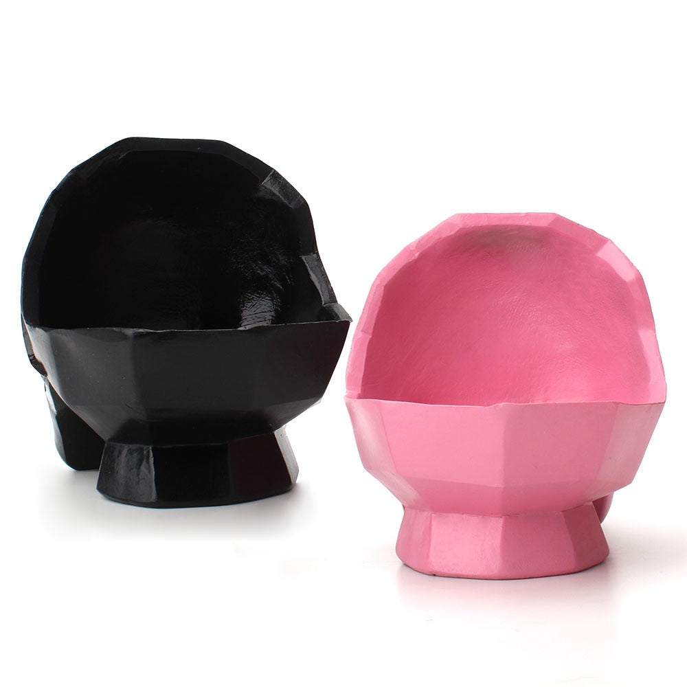 Skull desktop organizer storage box