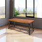 Outdoor Sandblast Finished Dining Table  Metal Finished Iron Legs