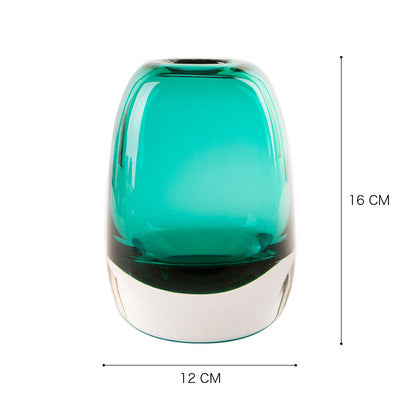 Belgian Design Light Luxury Transparent Glass Vase