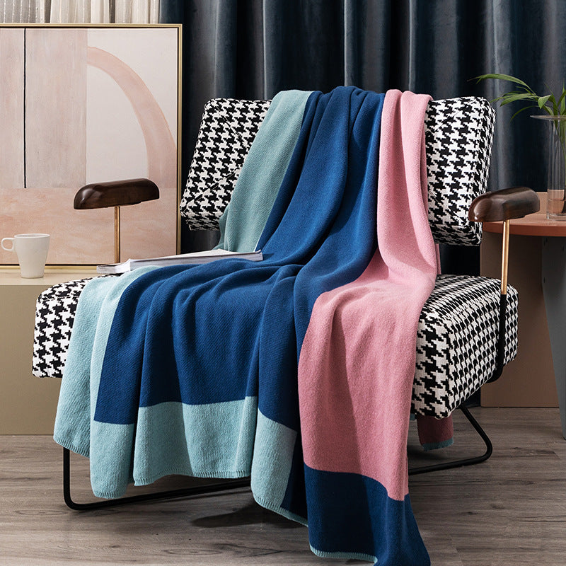 Knitted Office Nap Blanket Nordic Style