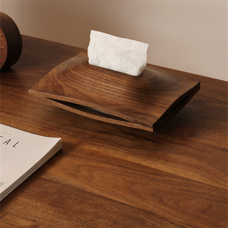 Nordic Solid Wood Desktop Tissue Box