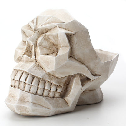 Skull desktop organizer storage box