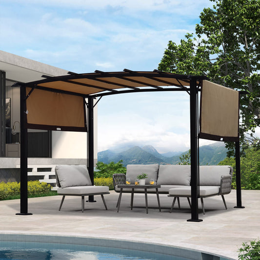 12 x 9 Ft Outdoor Pergola Patio Gazeboo