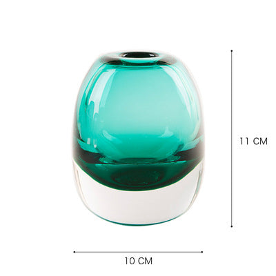 Belgian Design Light Luxury Transparent Glass Vase