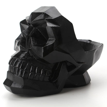 Skull desktop organizer storage box