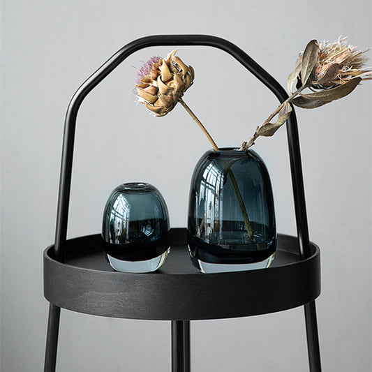 Belgian Design Light Luxury Transparent Glass Vase