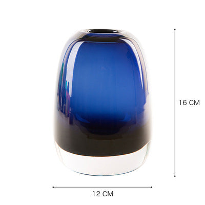 Belgian Design Light Luxury Transparent Glass Vase