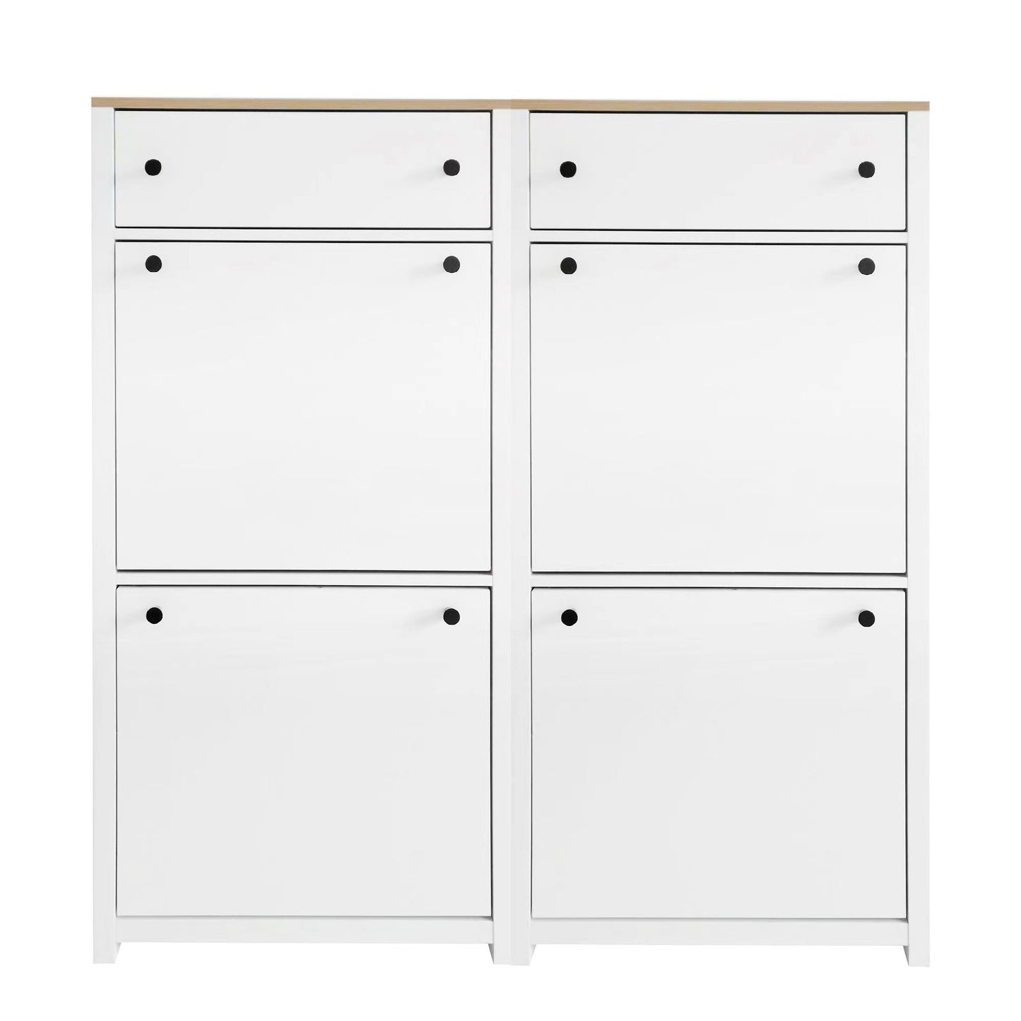 Ultra-thin shoe cabinet set