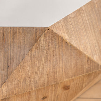 Three-dimensional Embossed Pattern Design Coffee Table