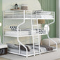 Full XL over Twin XL over Queen Size White