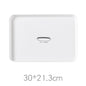 Nordic style rectangular plate household