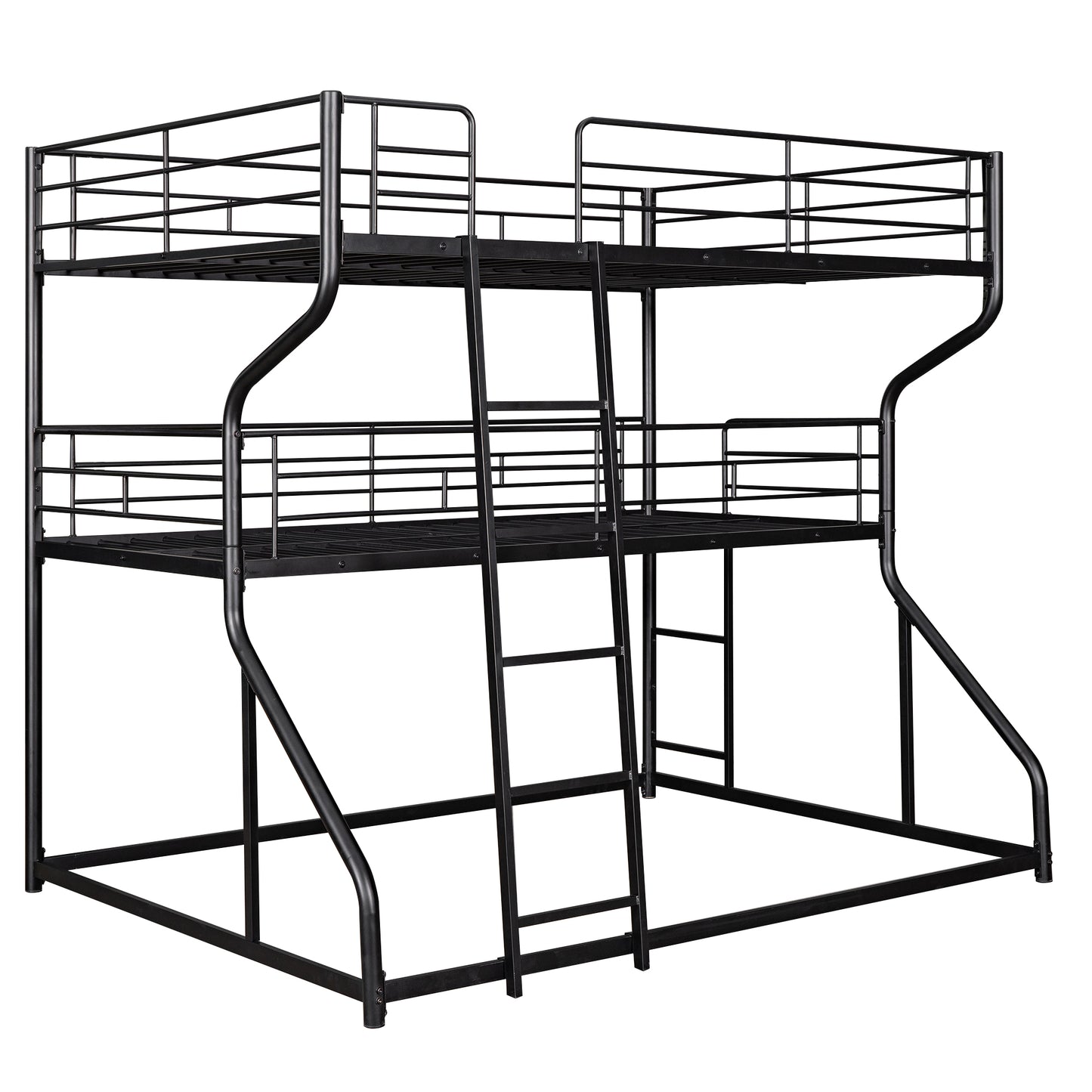 Full XL over Twin XL over Queen Size Black