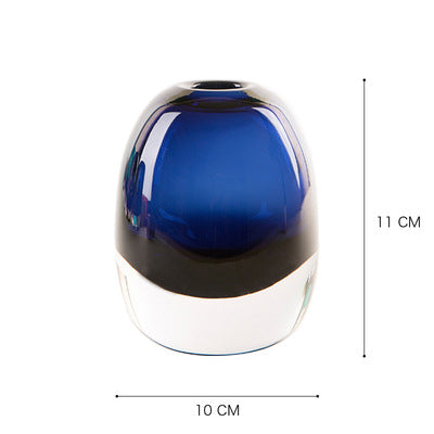 Belgian Design Light Luxury Transparent Glass Vase