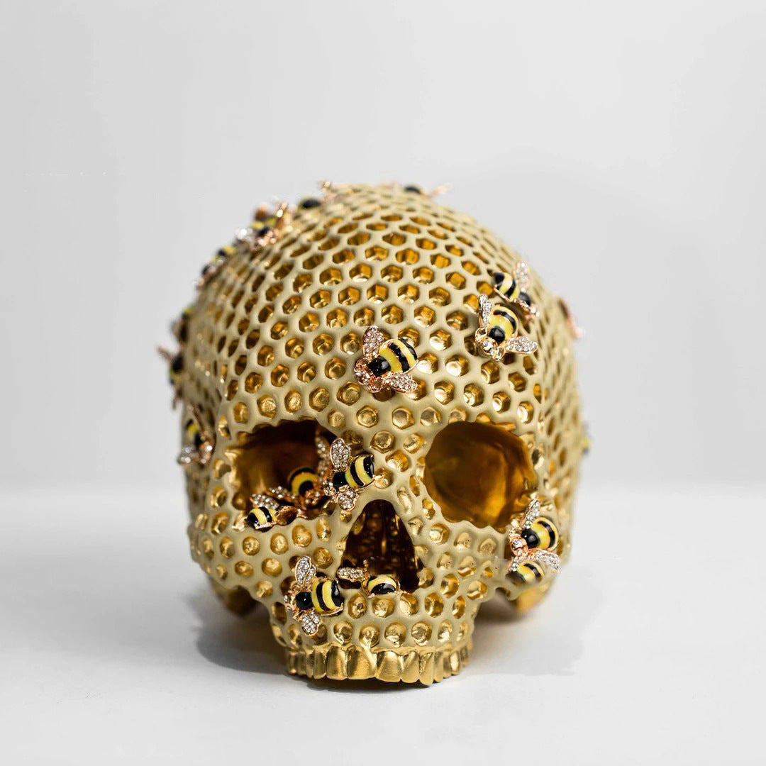 Skull Design Desktop Decorations Ornaments Art Crafts